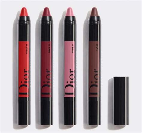 dior graphist lipstick draw it|Rouge Graphist: the Dior Makeup lipstick and lip pencil .